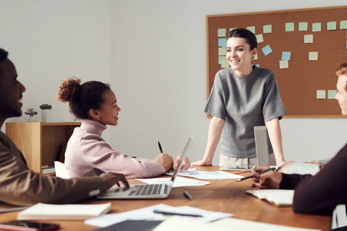 Business leader reviewing growth strategy
